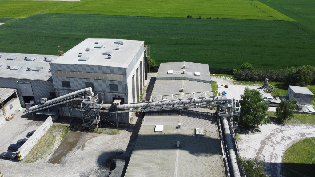 Linia technologiczna w zakładzie EkoPaliwa Chełm